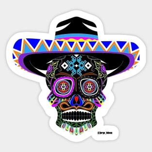 Don Mariachi el charro ecopop Sticker